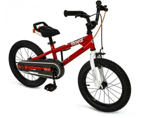 Bicicleta copii Royal Baby Freestyle 7.0 NF, roti 14inch, cadru otel (Rosu)