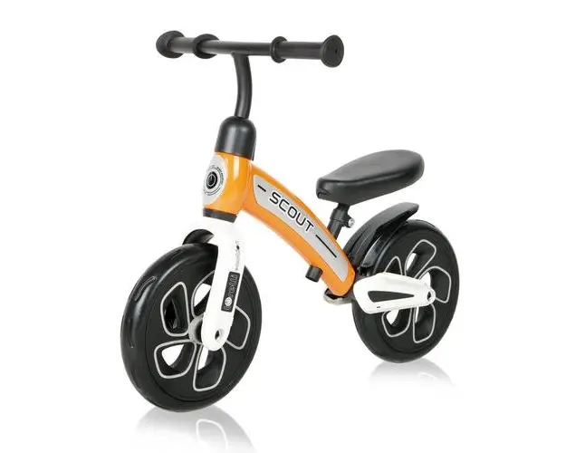Bicicleta de echilibru Scout, pentru copii intre 2-4 ani, ghidon reglabil (Portocaliu)