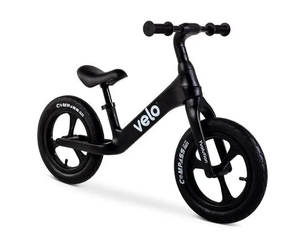 Bicicleta echilibru Yvolution Y Velo Pro, roti 12inch (Negru)