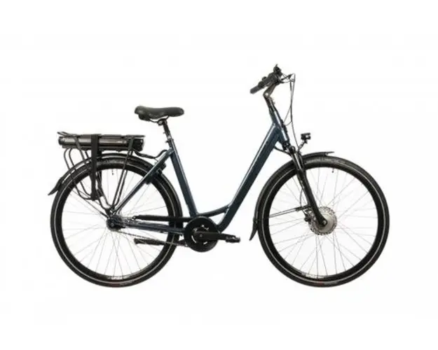 Bicicleta Electrica Corwin 28326, roti 28 Inch, 530mm, motor 250 W, 7 Viteze, Gri