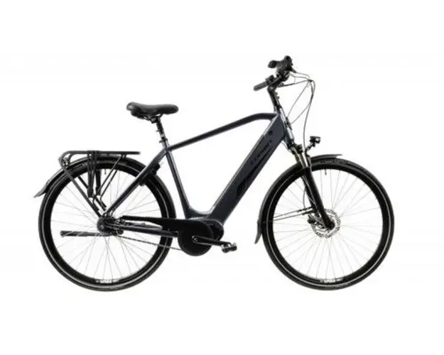 Bicicleta Electrica Corwin 28427, roti 28 Inch, cadru 530mm, 7 Viteze, motor250 W, Gri