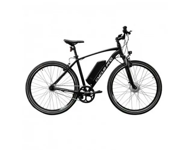 Bicicleta Electrica Cycle Pro 28173, roti 28 Inch, cadru XL, 7 viteze, Viteza maxima 25 km/h, motor 250W, Negru