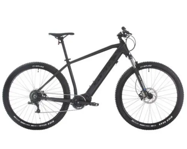 Bicicleta electrica Sprint E-MTB Pulse, roti 29inch, cadru 480mm L, motor 250W, baterie 36V/450Wh, 12.5Ah, frane hidraulice pe disc (Negru)