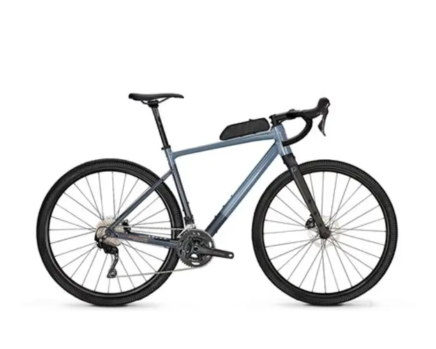 Bicicleta Focus Atlas 6.8 28 Stoneblue, cadru aluminiu XL, frane Shimano (Albastru)