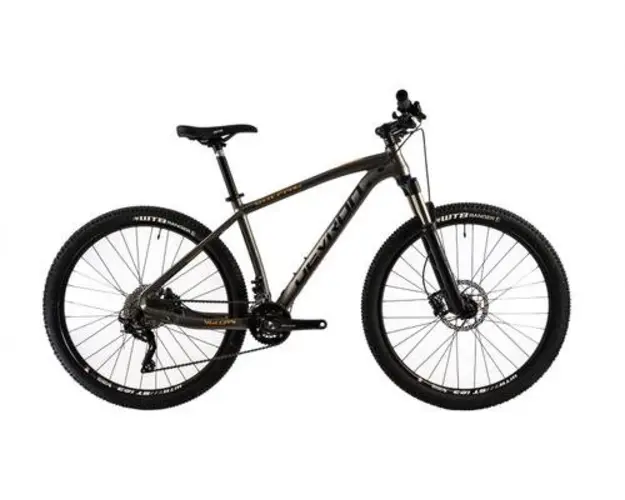 Bicicleta Mtb Devron Vulcan UNI 1.7, roti 27.5 Inch, cadru aluminiu S, frane hidraulice pe disc, Gri