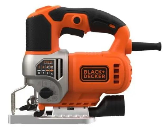 Ferastrau pendular Black & Decker BES610-QS, 650 W, 90 mm, 3100 cpm (Negru/Portocaliu)