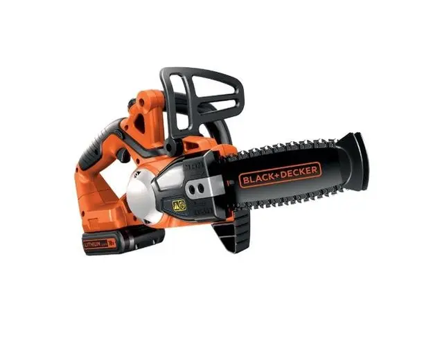 Drujba electrica Black+Decker GKC1820L20-QW, acumulator li-ion, 18 V, 2 Ah, 20 mm (Portocaliu/Negru)