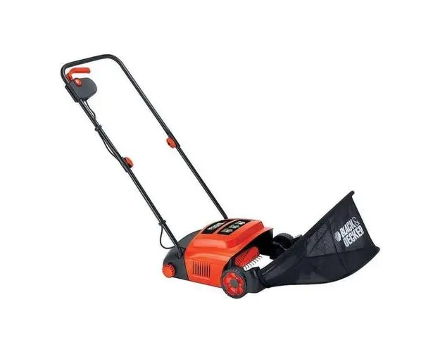Scarificator Black & Decker GD300-QS, 600 W, 30 L, Latime de lucru 30 cm, 3 trepte (Negru/Portocaliu)