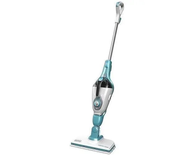 Mop cu aburi Black & Decker 9-in-1 FSMH1351SM-QS, 1300 W, Rezervor 0.5 L (Alb/Albastru)