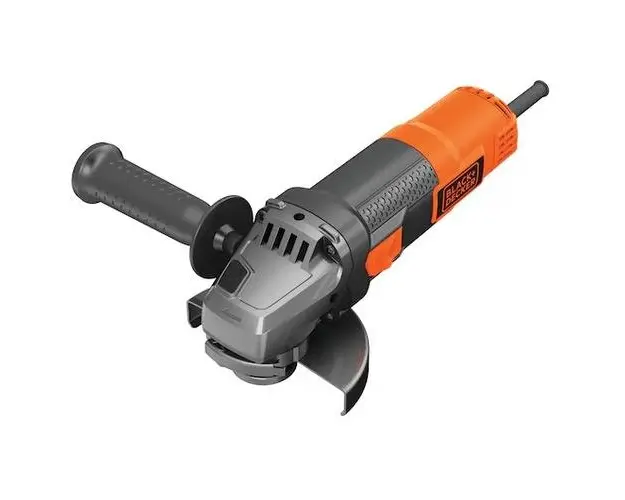 Polizor unghiular Black & Decker BEG120-QS, 800 W, Disc 125 mm (Negru/Portocaliu)