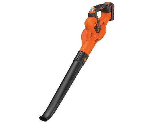 Suflanta frunze pe acumulator Black & Decker GWC1820PC-QW, 18 V, 2.0 Ah, 209 km/h + 1 Acumulator (Negru/Portocaliu)
