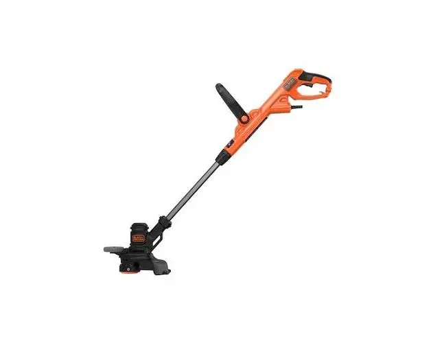 Trimmer tuns iarba/gazon Black & Decker BESTE628-QS, 550 W, Latime de taiere 28 cm (Negru/Portocaliu)