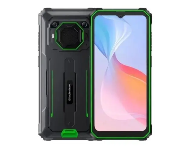 Telefon Mobil Blackview BV6200 Pro, Procesor Octa-Core Mediatek MT6765 Helio P35, Ecran IPS LCD touchscreen 6.56inch, 6GB RAM, 128GB Flash, Camera Duala 13+0.3MP, Wi-Fi, 4G, Dual Sim, Android (Negru/Verde)