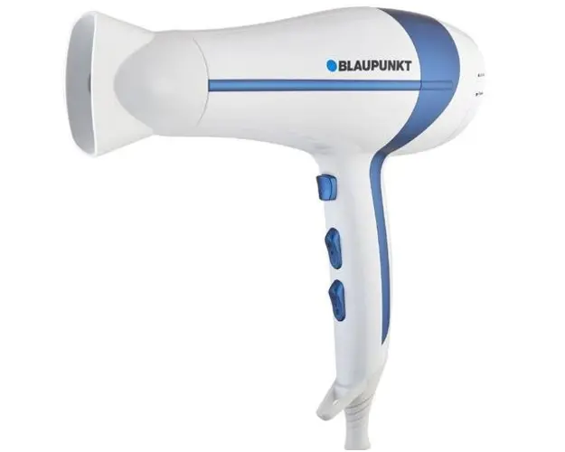 Uscator de par Blaupunkt HDD501BL, 2000 W, 3 Nivele de temperatura, 2 Trepte de viteza (Alb/Albastru)