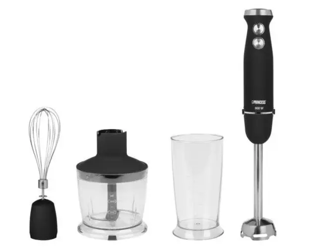 Mixer vertical Princess, 800 W, 25 Setari de viteza (Negru/Inox)