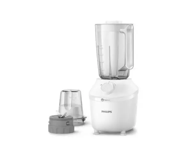 Blender de masa Philips HR2041/17, 1 litru, 1 viteza + Impuls, 450 W (Alb)