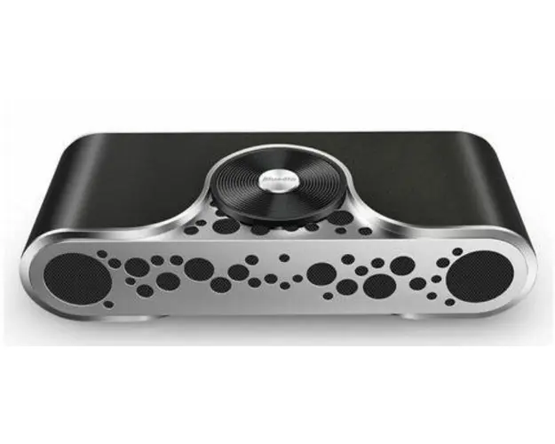 Boxa Portabila Bluedio TS3, Sistem 2.1, Bluetooth, MicroSD, Aux, Microfon (Negru/Argintiu)