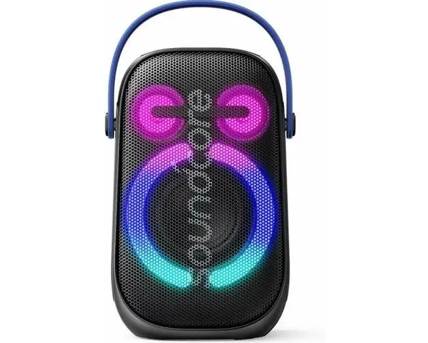 Boxa portabila Anker SoundCore Rave Neo 2, 80W, Bluetooth, BassUp, autonomie 18H, IPX7, PartyCast 2.0 (Negru)