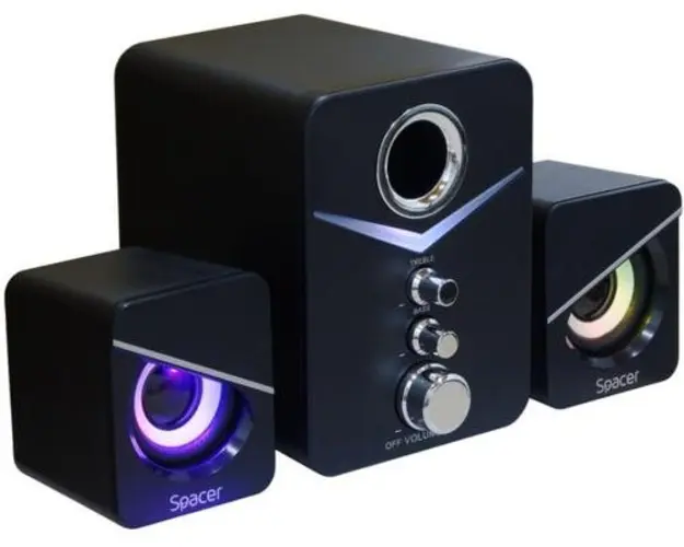 Boxe Spacer SPGS-TORNADO, Gaming, 2.1, 11W (Negru)