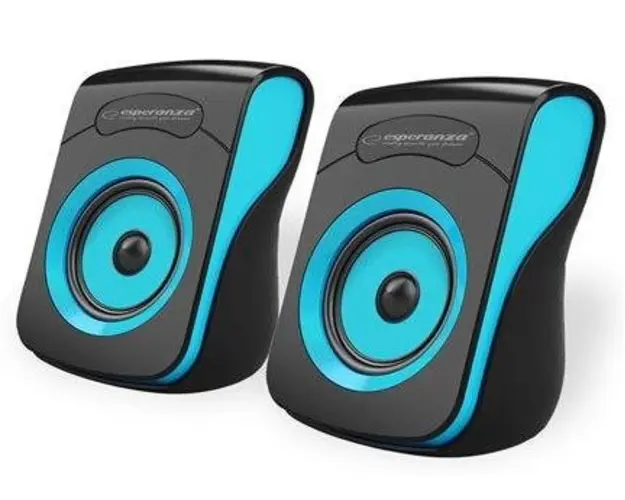 Boxe Esperanza Flamenco EP140KB, 2.0, 6W (Negru/Albastru)