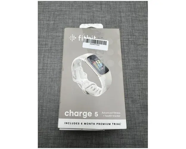 Bratara fitness Fitbit Charge 5, Stainless Steel, Lunar White/Soft Gold