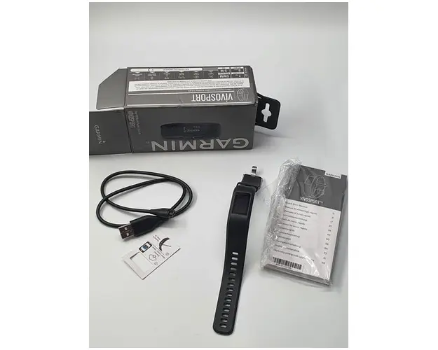 Bratara Fitness Garmin Vivosport, Marimea S, Bluetooth, GPS (Negru/Gri)