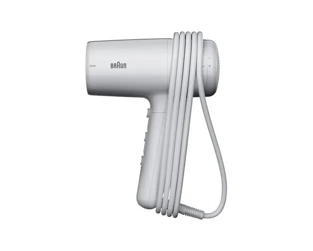 Uscator de par Braun HD 2.1 BRHD210E, 2100 W, 2 viteze, 3 nivele temperatura (Alb)