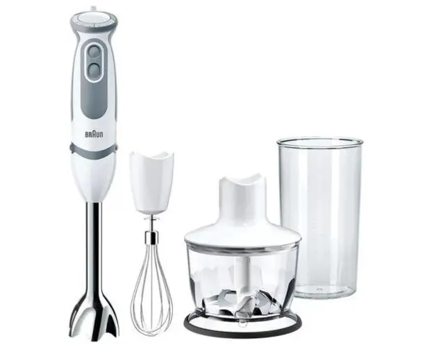 Mixer vertical Braun MultiQuick 5 MQ 5235, 0.5 L, 1000 W (Alb/Argintiu)