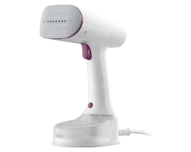 Aparat de calcat cu abur Braun QuickStyle 5 GS 5011, 1200 W, Rezervor 0.15 l, Jet continuu de abur 22 g/min (Alb/Violet)
