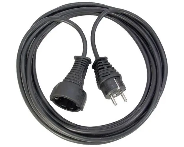 Prelungitor Brennenstuhl 1165010015, 1 priza, 2 m (Negru)