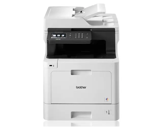 Multifunctional Laser Brother DCP-L8410CDW, A4, Color, 31 ppm, Duplex, Retea, Wireless (Alb)