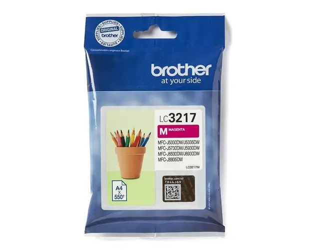 Cartus cerneala Brother LC3217M, 550 pagini (Magneta)