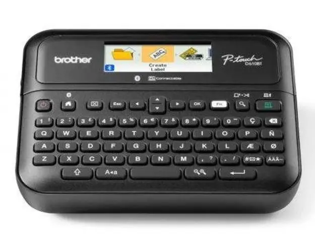 Sistem de etichetare Brother PT-D610BTVP, USB, Bluetooth (Negru)