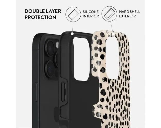 Husa Burga Dual Layer Almond Latte pentru iPhone 16 Pro Max