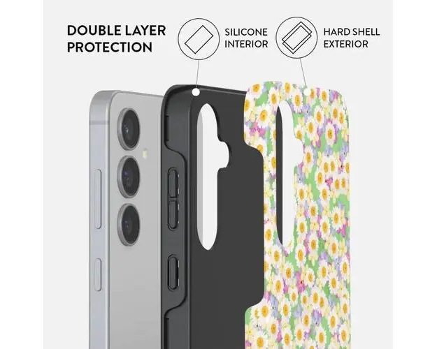 Husa Burga Dual Layer Be Kind Samsung Galaxy S24 (Multicolor)