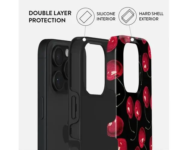 Husa Burga Dual Layer Cherrybomb pentru iPhone 16 Pro