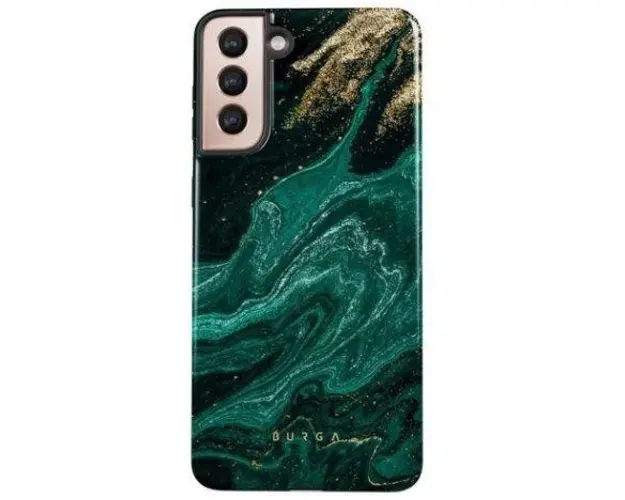Husa Protectie Burga Dual Layer BHDLEPSGS22P pentru Samsung Galaxy S22 Plus (Verde)