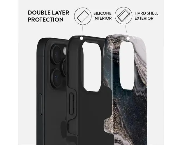 Husa Dual Layer Magic Night Burga pentru iPhone 16 Pro, Multicolor