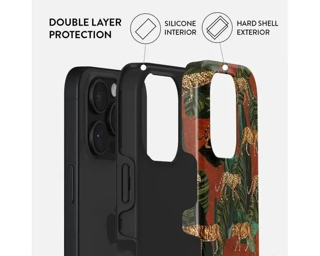 Husa Dual Layer Morning Commute Burga pentru iPhone 16 Pro, Multicolor