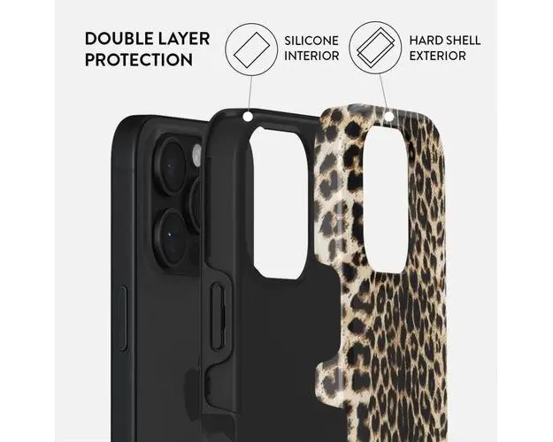 Husa Dual Layer Player Burga pentru iPhone 16 Pro Max, Multicolor