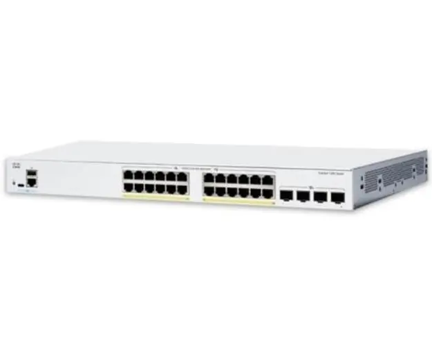 Switch Cisco Catalyst C1300-24P-4X, 24 porturi, Gigabit, PoE+