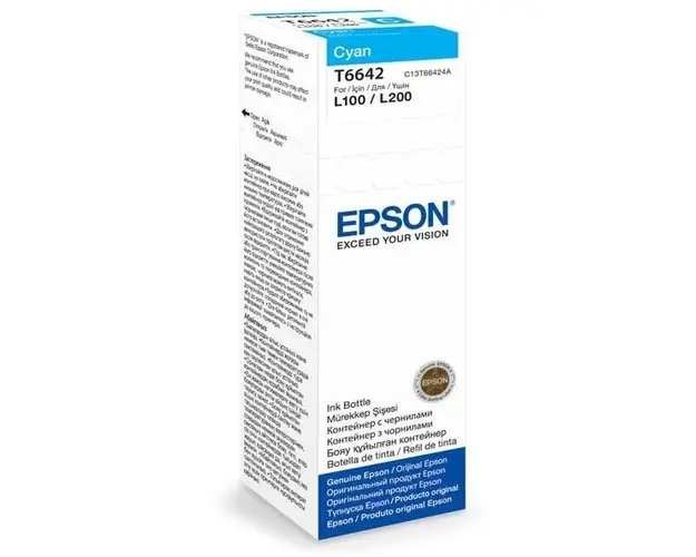 Cartus cerneala Epson C13T66424A, 70 ml (Cyan)