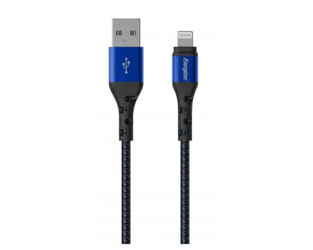 Cablu de date Energizer C520LKBL, USB, Lightning, 2m (Albastru)