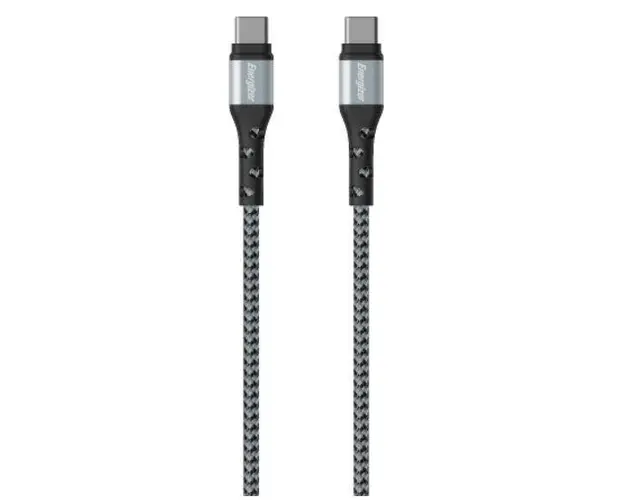 Cablu de date Energizer C521CKSL, USB-C, 2m (Negru)