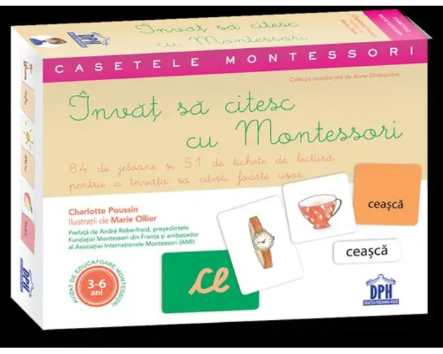 Casetele Montessori - Invat sa citesc cu Montessori