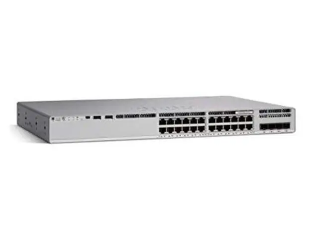 Switch Cisco Catalyst C9200L-24P-4X-E, 24 porturi, PoE+
