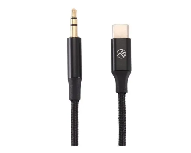 Cablu audio Tellur USB-C to jack 3.5mm, DAC, 1m, Negru