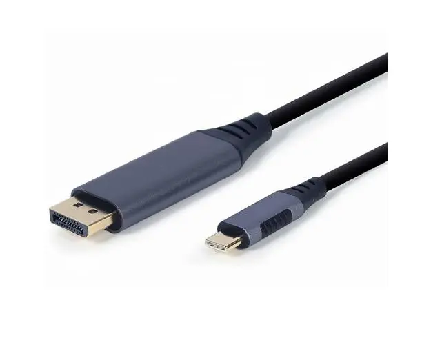 Cablu Audio si Video USB-C - DisplayPort Gembird, 1.8m, Gri CC-USB3C-DPF-01-6