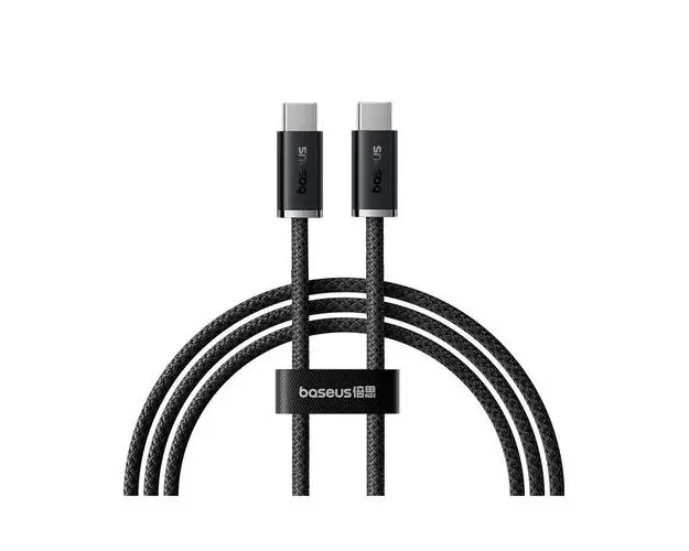 Cablu de date Baseus Dynamic 3 Series, USB-C la USB-C, 100W, Fast Charging, 2m, Negru