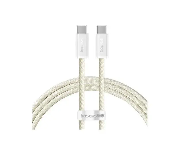 Cablu de date Baseus Dynamic 3 Series, USB-C la USB-C, 100W, Fast Charging, 2m, Galben